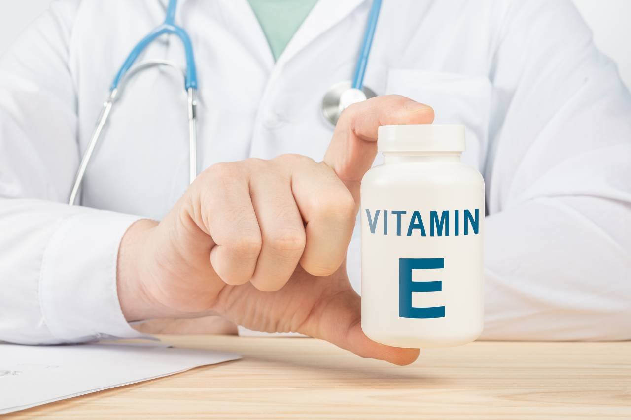 How is vitamin E manufactured?
